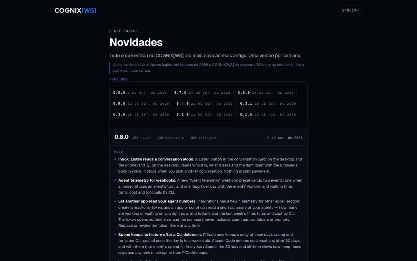 cognix.ws — Novidades