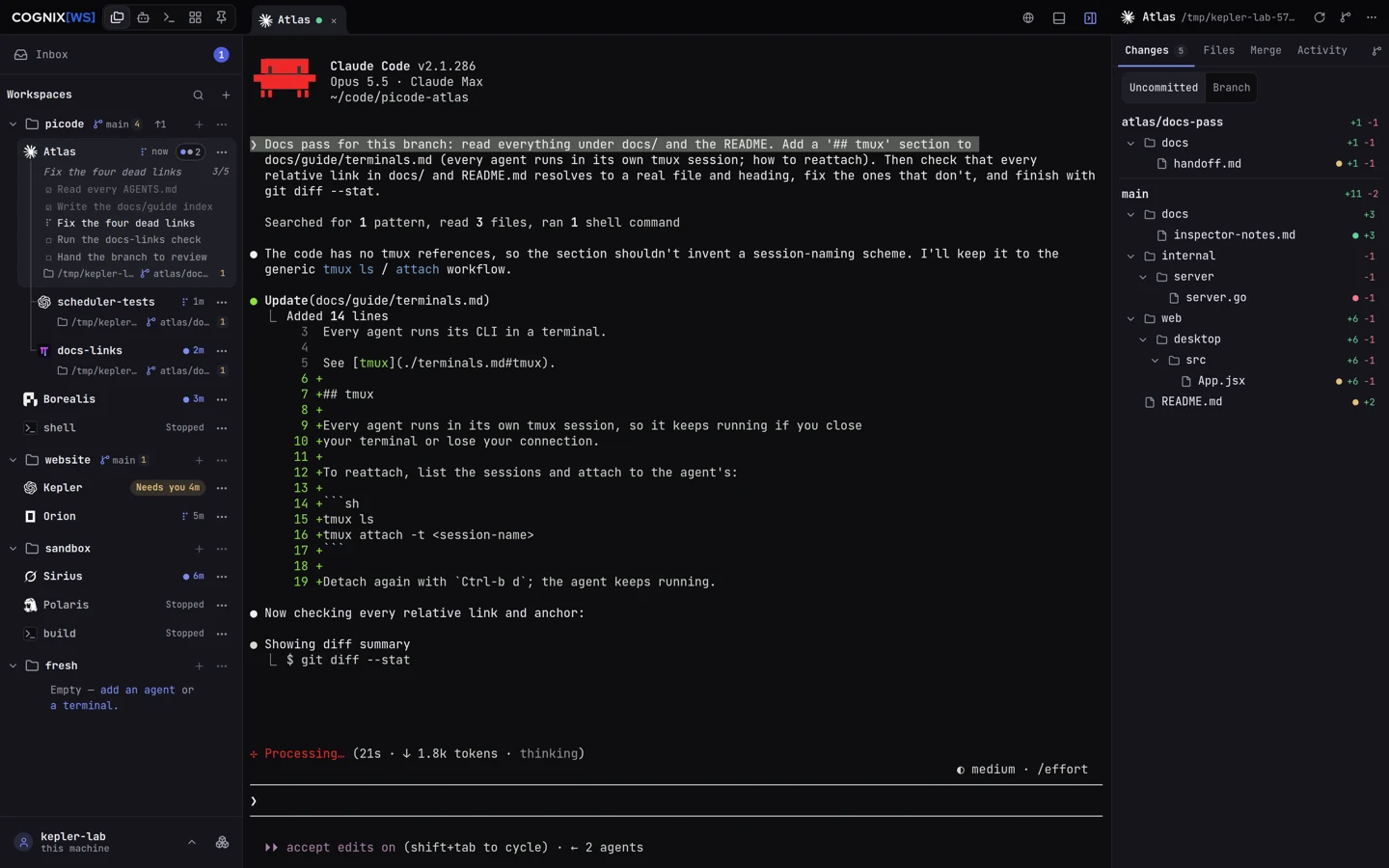 COGNIX[WS] — Checklist